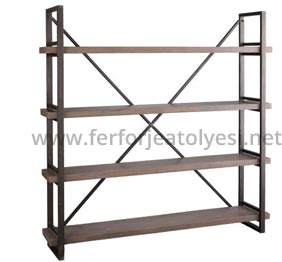 Ferforje Kitaplık Modelleri 01
